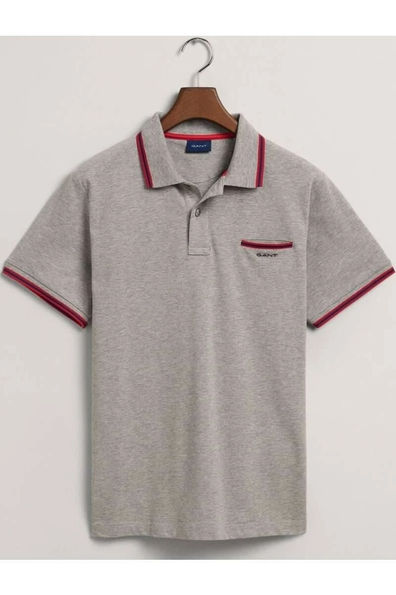 GANT Regular Fit Poloshirt Schwarz, Einfarbig 1 GANT Regular Fit Poloshirt Schwarz, Einfarbig