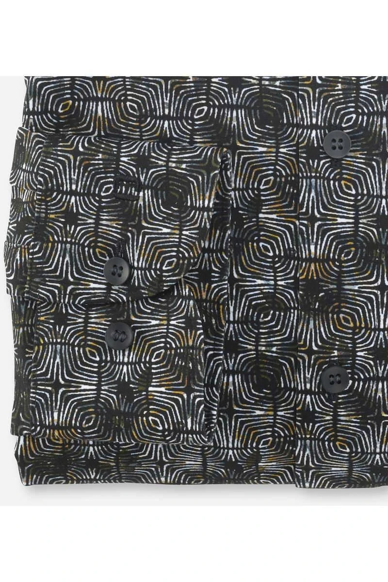 OLYMP Level Five 24/Seven Body Fit Jerseyhemd Mehrfarbig, Gemustert 4 OLYMP Level Five 24/Seven Body Fit Jerseyhemd Mehrfarbig, Gemustert – Bild 4