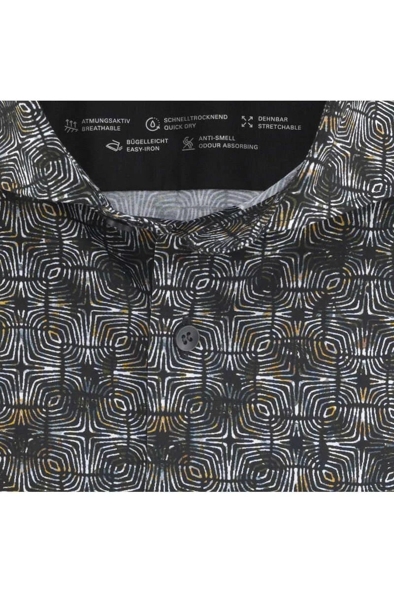 OLYMP Level Five 24/Seven Body Fit Jerseyhemd Mehrfarbig, Gemustert 5 OLYMP Level Five 24/Seven Body Fit Jerseyhemd Mehrfarbig, Gemustert – Bild 5