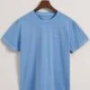 GANT Regular Fit T-Shirt Rundhals Blau,Einfarbig
