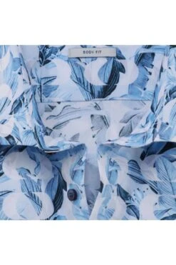 OLYMP Level Five Body Fit Hemd Blau/weiss, Gemustert -Kleidung Angebote 2067 34 11 3 800 1200x1200