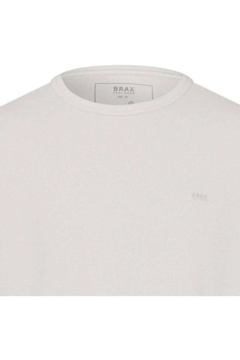 Brax Modern Fit Herren Pullover Rundhals Off-white 2 Brax Modern Fit Herren Pullover Rundhals Off-white – Bild 2