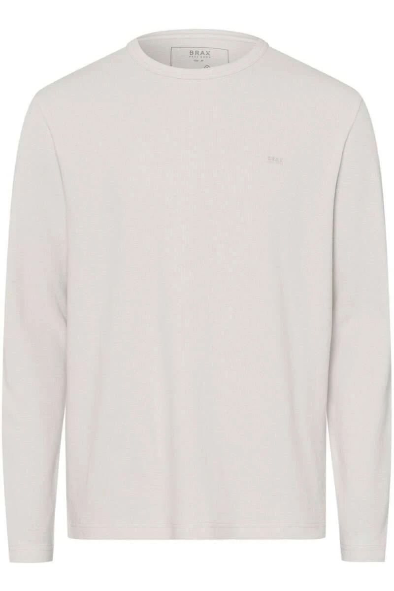 Brax Modern Fit Herren Pullover Rundhals Off-white 1 Brax Modern Fit Herren Pullover Rundhals Off-white