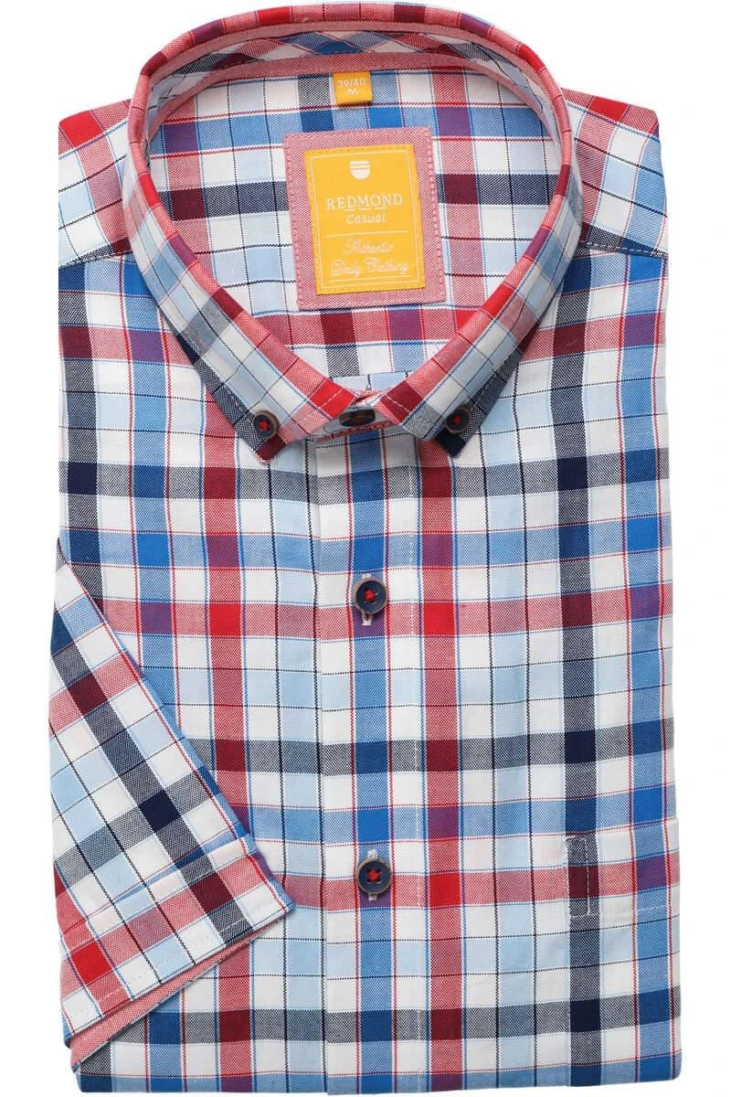 Redmond Casual Modern Fit Hemd Blau/rot/weiss, Kariert 1 Redmond Casual Modern Fit Hemd Blau/rot/weiss, Kariert