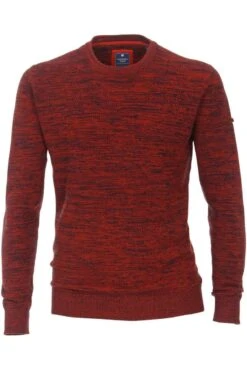 Redmond Casual Regular Fit Herren Pullover Rundhals Orange