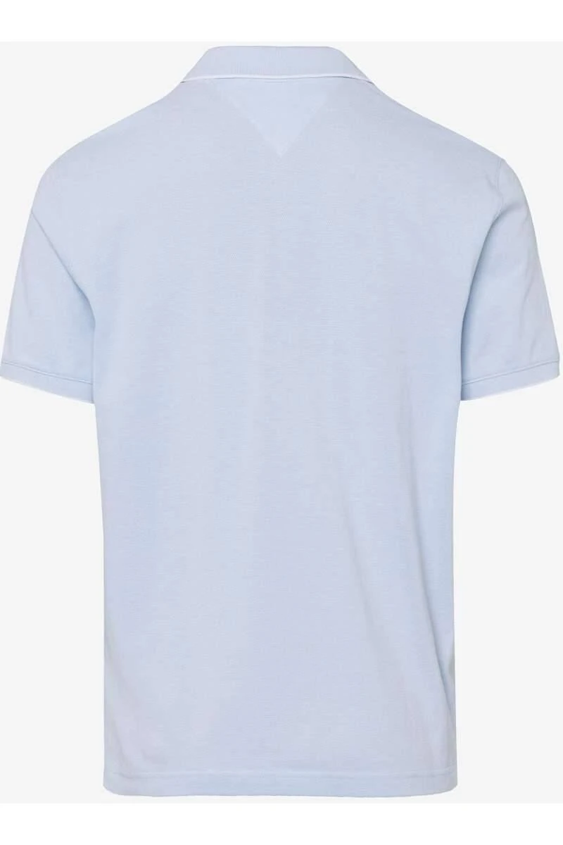 Brax Casual Modern Fit Poloshirt Eisblau, Einfarbig 3 Brax Casual Modern Fit Poloshirt Eisblau, Einfarbig – Bild 3