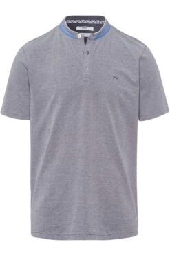Brax Modern Fit Poloshirt Dunkelblau, Meliert