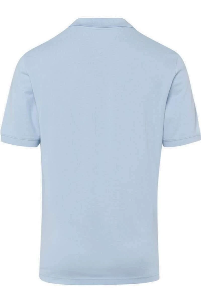 Brax Modern Fit Poloshirt Blau, Einfarbig 3 Brax Modern Fit Poloshirt Blau, Einfarbig – Bild 3
