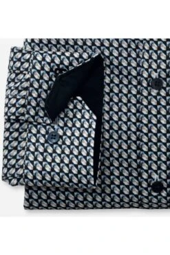 OLYMP No. Six Super Slim Hemd Blau/braun, Gemustert -Kleidung Angebote 2535 24 22 2 800 1200x1200