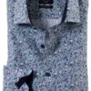 OLYMP No. Six Super Slim Hemd Mehrfarbig, Blumen