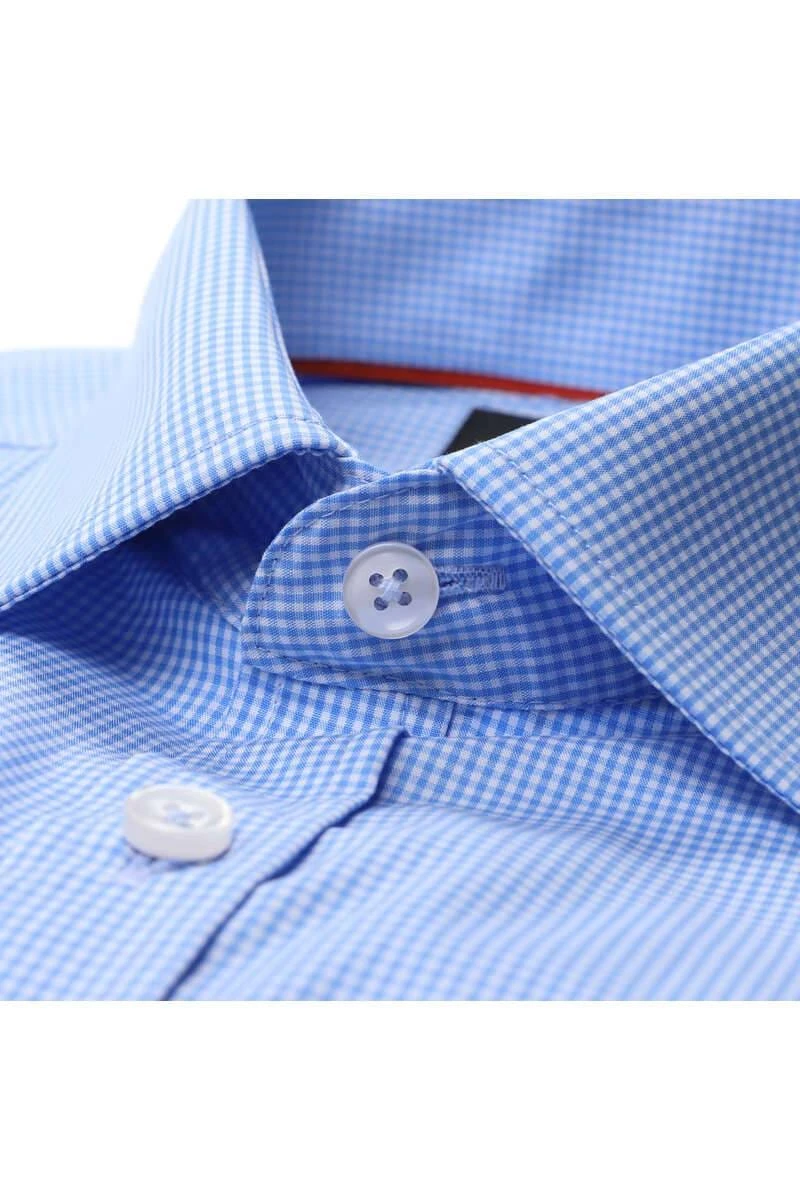 Jupiter Slim Fit Hemd Blau/weiss, Kariert 2 Jupiter Slim Fit Hemd Blau/weiss, Kariert – Bild 2