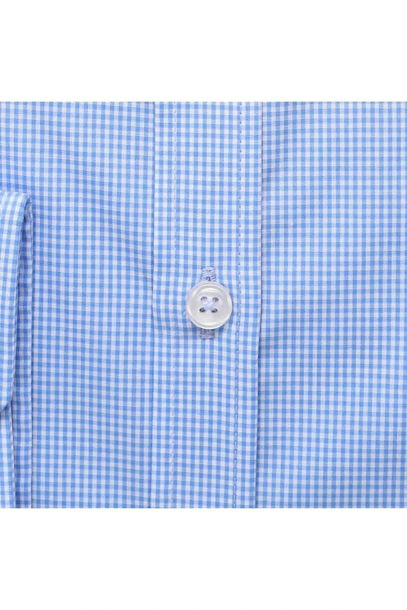 Jupiter Slim Fit Hemd Blau/weiss, Kariert 4 Jupiter Slim Fit Hemd Blau/weiss, Kariert – Bild 4