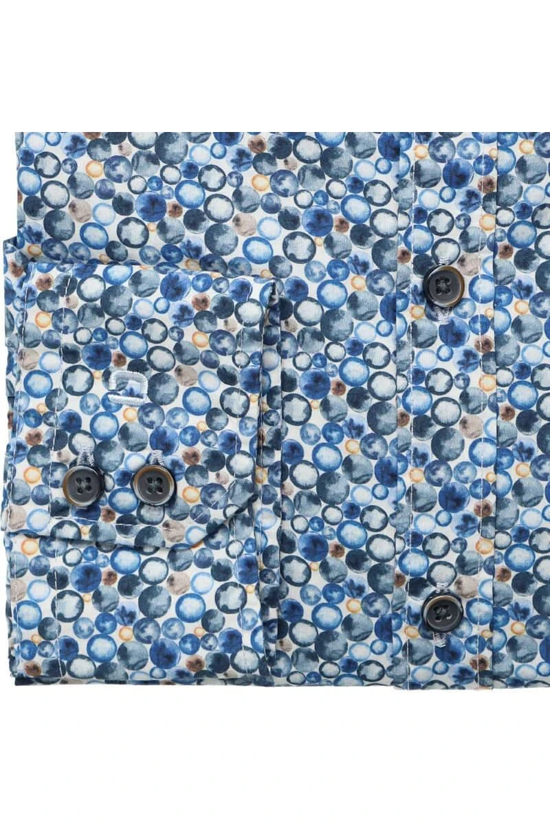 OLYMP Level Five Body Fit Hemd Blau/weiss, Gemustert 3 OLYMP Level Five Body Fit Hemd Blau/weiss, Gemustert – Bild 3