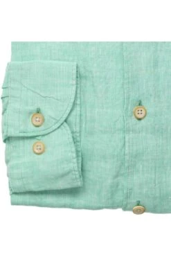 OLYMP Level Five Smart Casual Body Fit Leinenhemd Grün, Einfarbig -Kleidung Angebote 3224 34 45 2 800 1200x1200