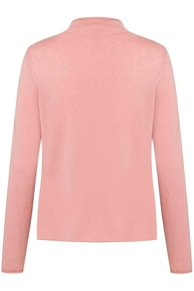 MAERZ Regular Fit Damen PulloverStehkragen Rosa 2 MAERZ Regular Fit Damen PulloverStehkragen Rosa – Bild 2