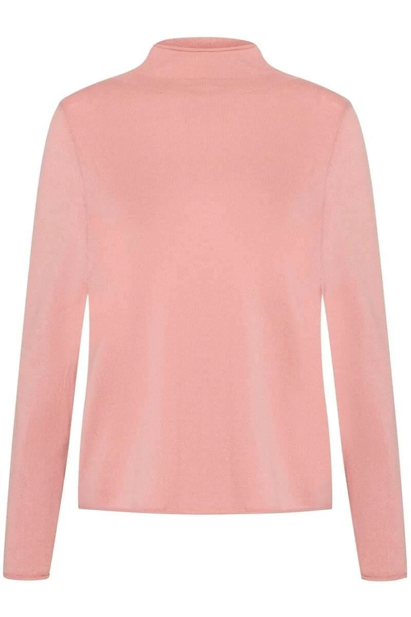 MAERZ Regular Fit Damen PulloverStehkragen Rosa 1 MAERZ Regular Fit Damen PulloverStehkragen Rosa