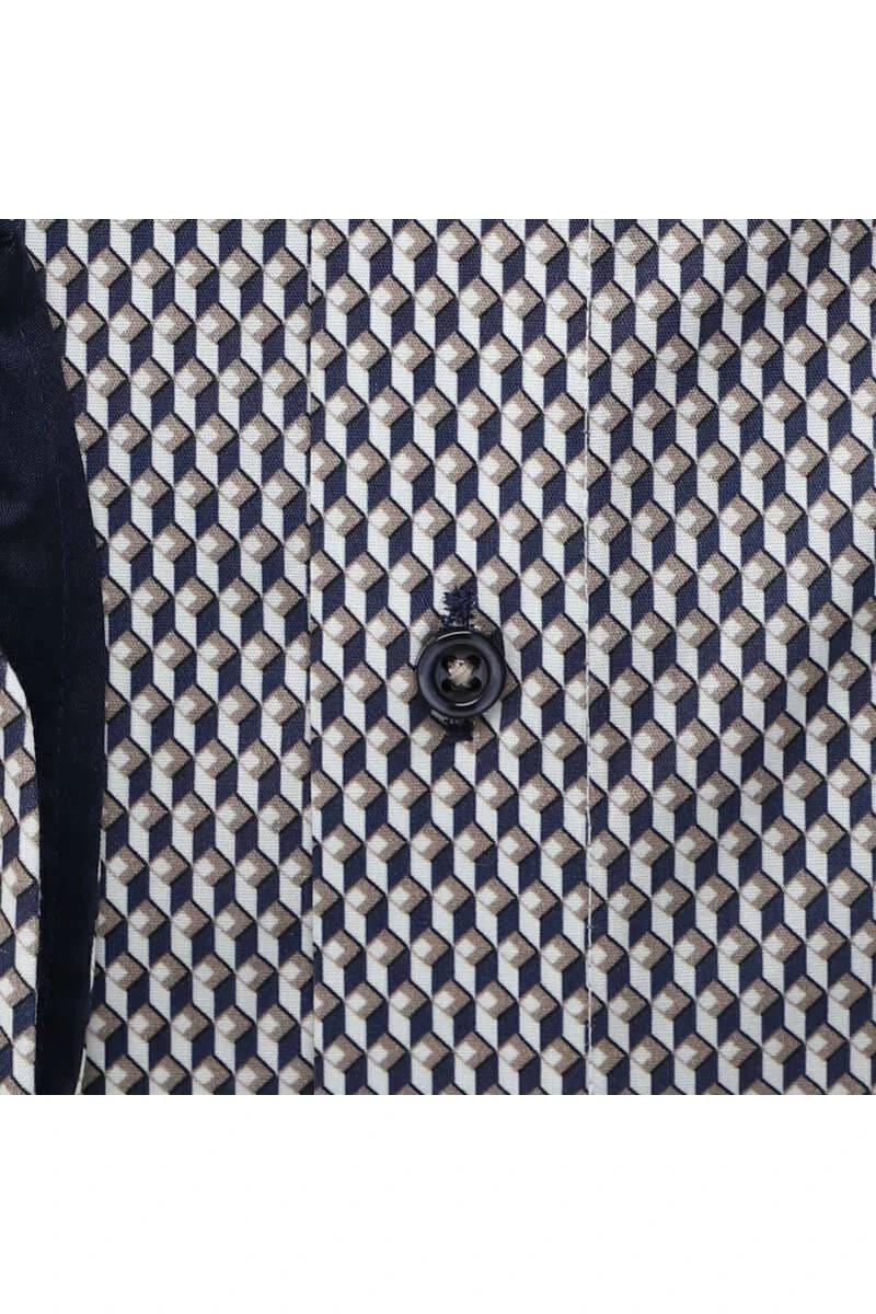 Casa Moda Modern Fit Hemd Anthrazit, Gemustert 4 Casa Moda Modern Fit Hemd Anthrazit, Gemustert – Bild 4