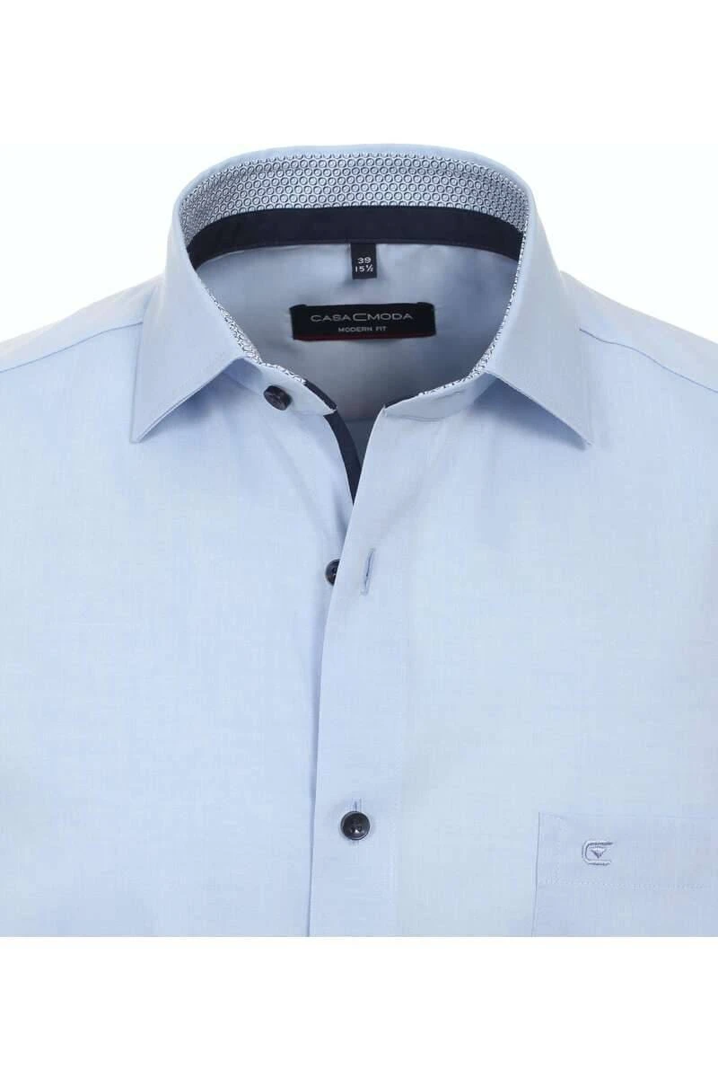 Casa Moda Modern Fit Hemd Hellblau, Einfarbig 3 Casa Moda Modern Fit Hemd Hellblau, Einfarbig – Bild 3