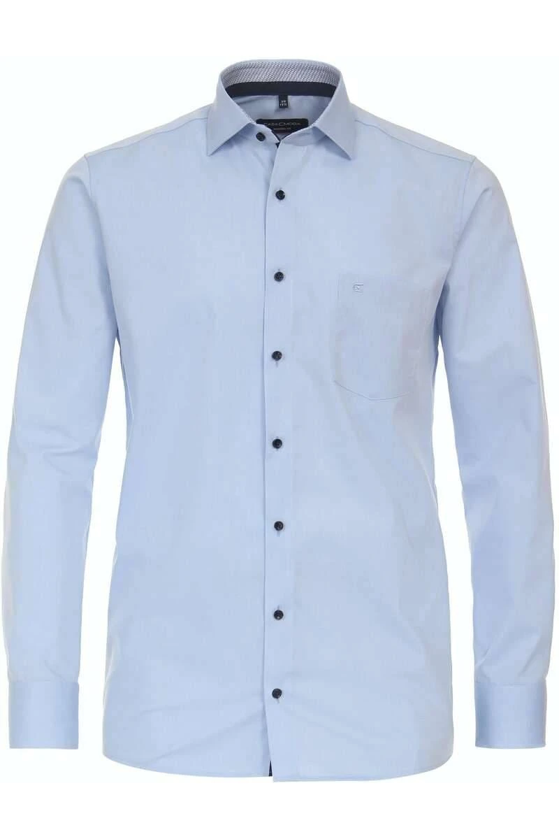 Casa Moda Modern Fit Hemd Hellblau, Einfarbig 1 Casa Moda Modern Fit Hemd Hellblau, Einfarbig