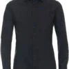 Casa Moda Modern Fit Hemd Schwarz, Einfarbig
