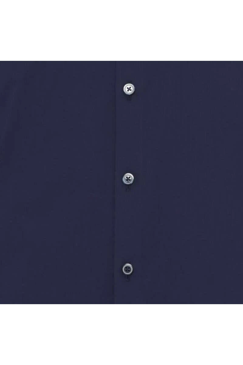 Pure Slim Fit Hemd Marine, Einfarbig 3 Pure Slim Fit Hemd Marine, Einfarbig – Bild 3