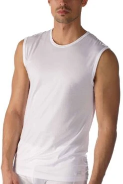 Mey Network Herren Unterhemd Weiss