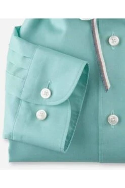 OLYMP Level Five Smart Business Body Fit Hemd Grün, Einfarbig -Kleidung Angebote 3507 74 45 3 800 1200x1200