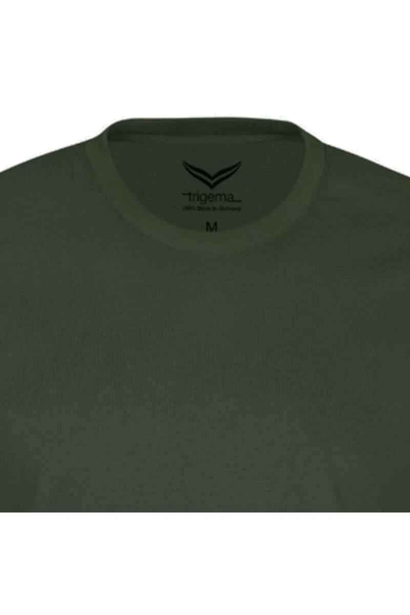 TRIGEMA Longsleeve Khaki 2 TRIGEMA Longsleeve Khaki – Bild 2