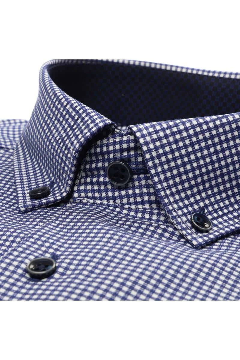 ETERNA Modern Fit Hemd Blau, Kariert 2 ETERNA Modern Fit Hemd Blau, Kariert – Bild 2