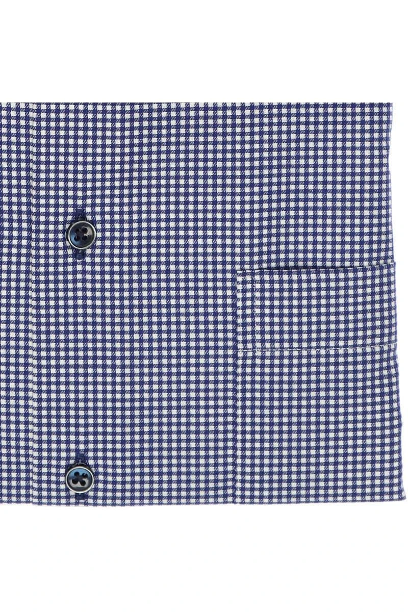 ETERNA Modern Fit Hemd Blau, Kariert 5 ETERNA Modern Fit Hemd Blau, Kariert – Bild 5