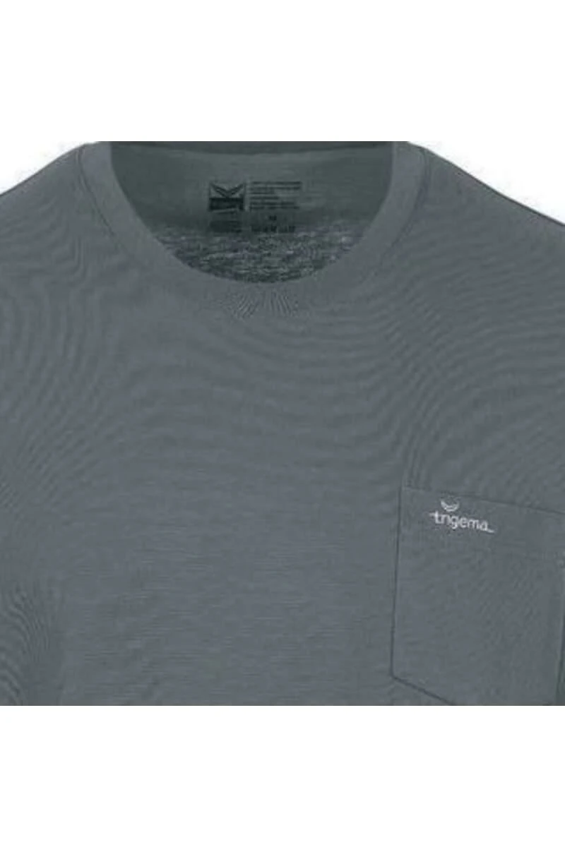 TRIGEMA Slim Fit T-Shirt Rundhals Oliv,Einfarbig 2 TRIGEMA Slim Fit T-Shirt Rundhals Oliv,Einfarbig – Bild 2