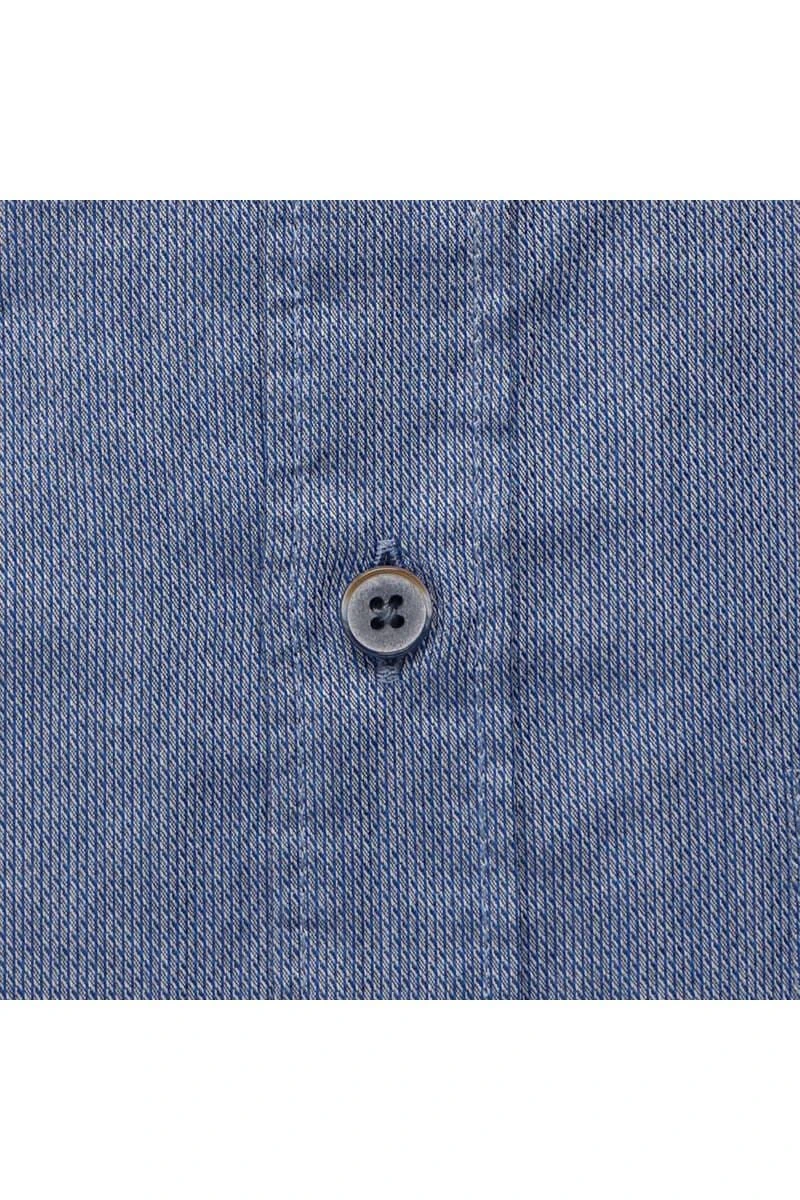 OLYMP Casual Modern Fit Hemd Marine, Einfarbig 4 OLYMP Casual Modern Fit Hemd Marine, Einfarbig – Bild 4