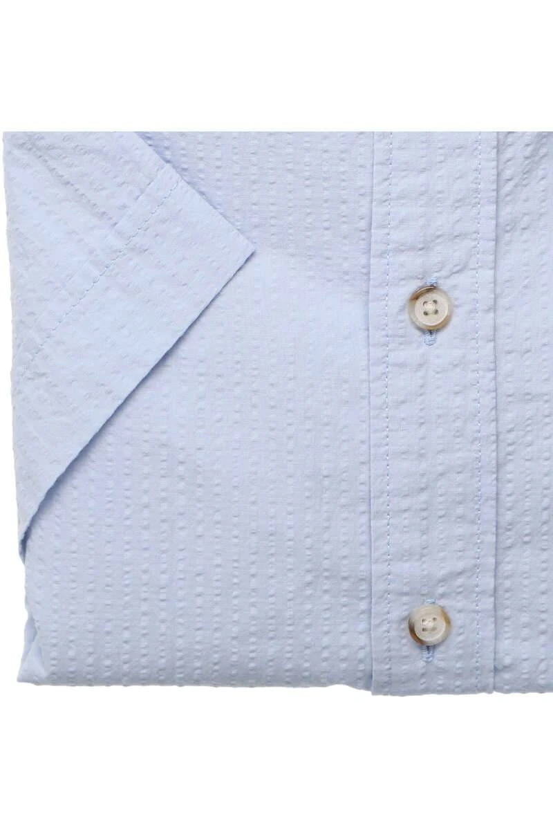 OLYMP Casual Modern Fit Hemd Hellblau, Gemustert 3 OLYMP Casual Modern Fit Hemd Hellblau, Gemustert – Bild 3