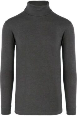 RAGMAN Regular Fit Herren Rollkragenshirt Anthrazit