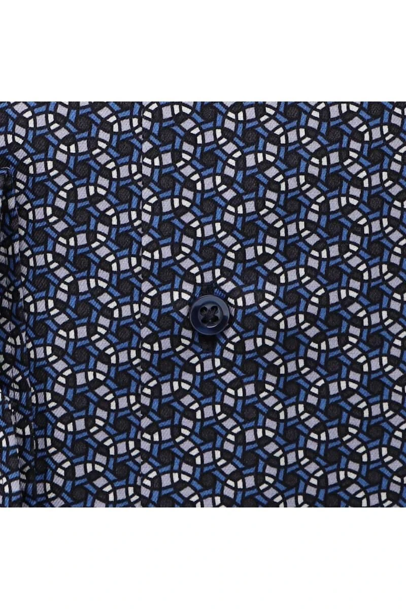 ETERNA Comfort Fit Hemd Grau, Gemustert 4 ETERNA Comfort Fit Hemd Grau, Gemustert – Bild 4