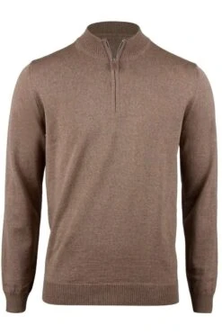 Stenströms Fitted BodyTroyerZip Braun