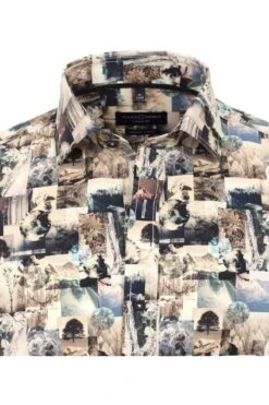Casa Moda Casual Fit Hemd Braun, Gemustert -Kleidung Angebote 423924600 200 3 800 1200x1200