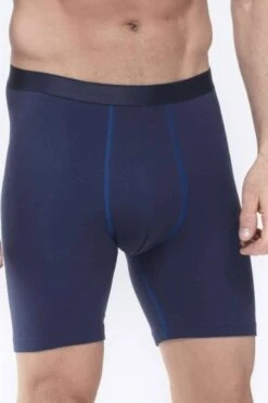 Mey High Performance Boxershorts Dunkelblau