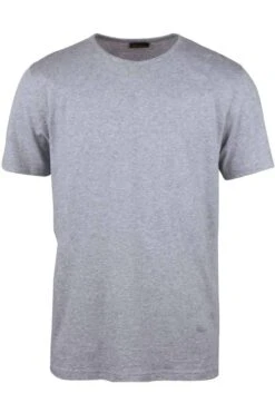 Stenströms Fitted Body T-Shirt Rundhals Grau,Einfarbig