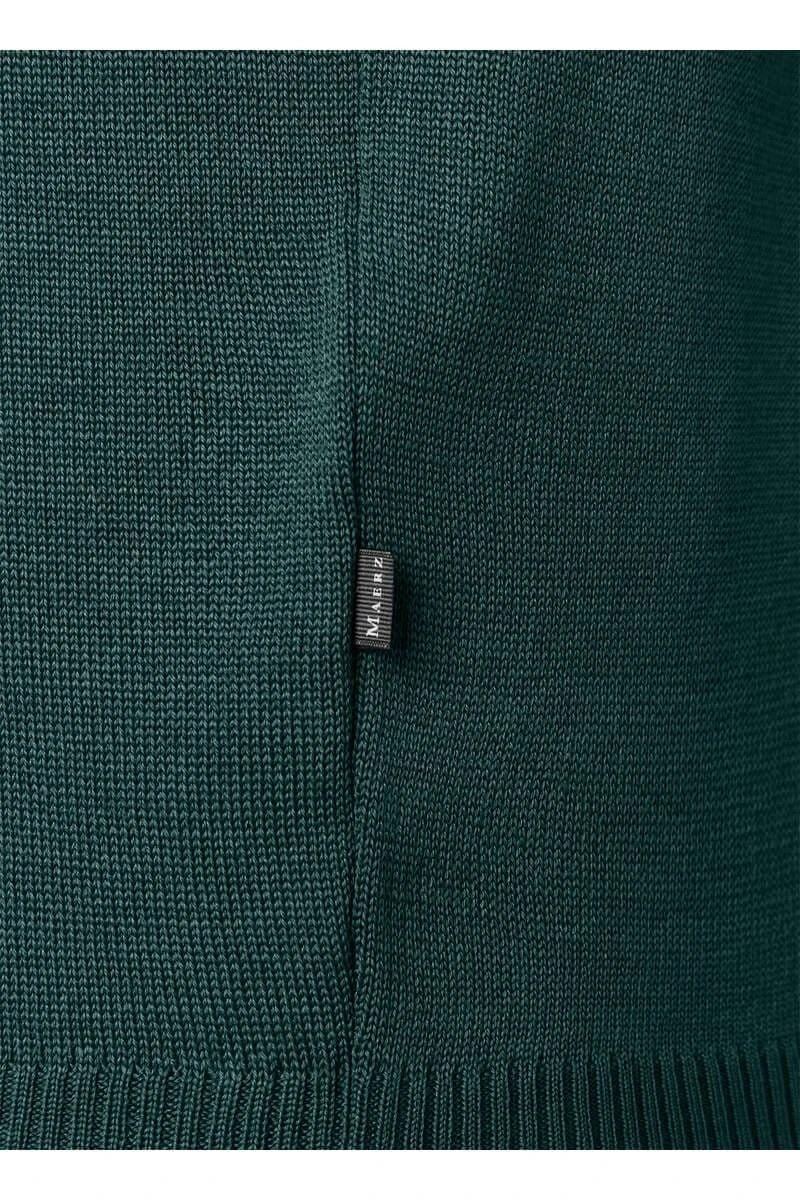 MAERZ Superwash Classic Fit Herren Pullunder V-Ausschnitt Dunkelgrün 2 MAERZ Superwash Classic Fit Herren Pullunder V-Ausschnitt Dunkelgrün – Bild 2