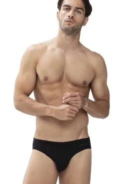 Mey Casual Cotton Slip Schwarz