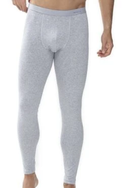 Mey Casual Cotton Lange Unterhose Hellgrau