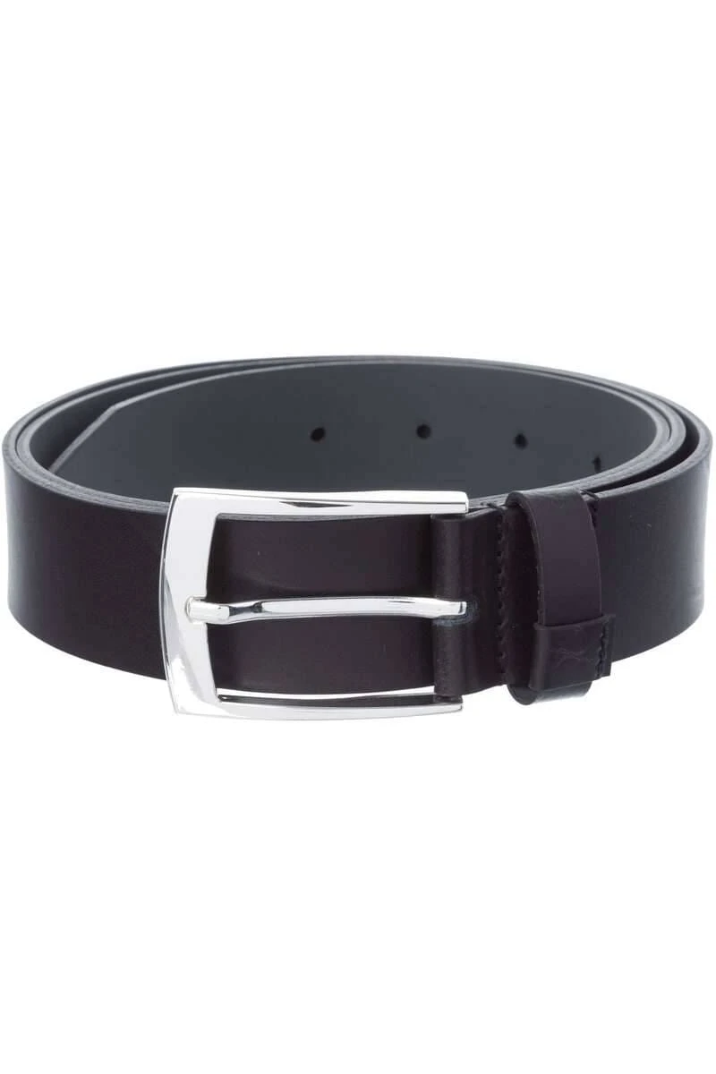 Brax Herren Gürtel Aus 100% Leder3,4 Cm Schwarz, Einfarbig 1 Brax Herren Gürtel Aus 100% Leder3,4 Cm Schwarz, Einfarbig