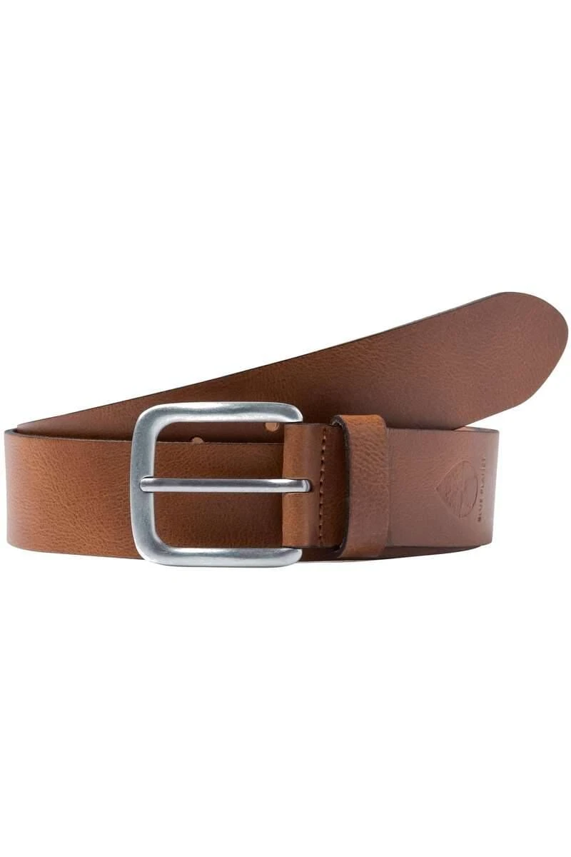 Brax Herren Gürtel Aus Echt Leder Cognac, Einfarbig 1 Brax Herren Gürtel Aus Echt Leder Cognac, Einfarbig