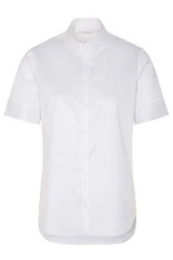 ETERNA Cover Shirt Modern Classic Bluseweiss, Einfarbig