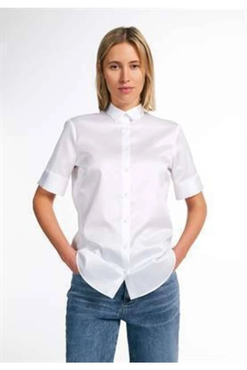 ETERNA Cover Shirt Modern Classic Bluseweiss, Einfarbig 4 ETERNA Cover Shirt Modern Classic Bluseweiss, Einfarbig – Bild 4