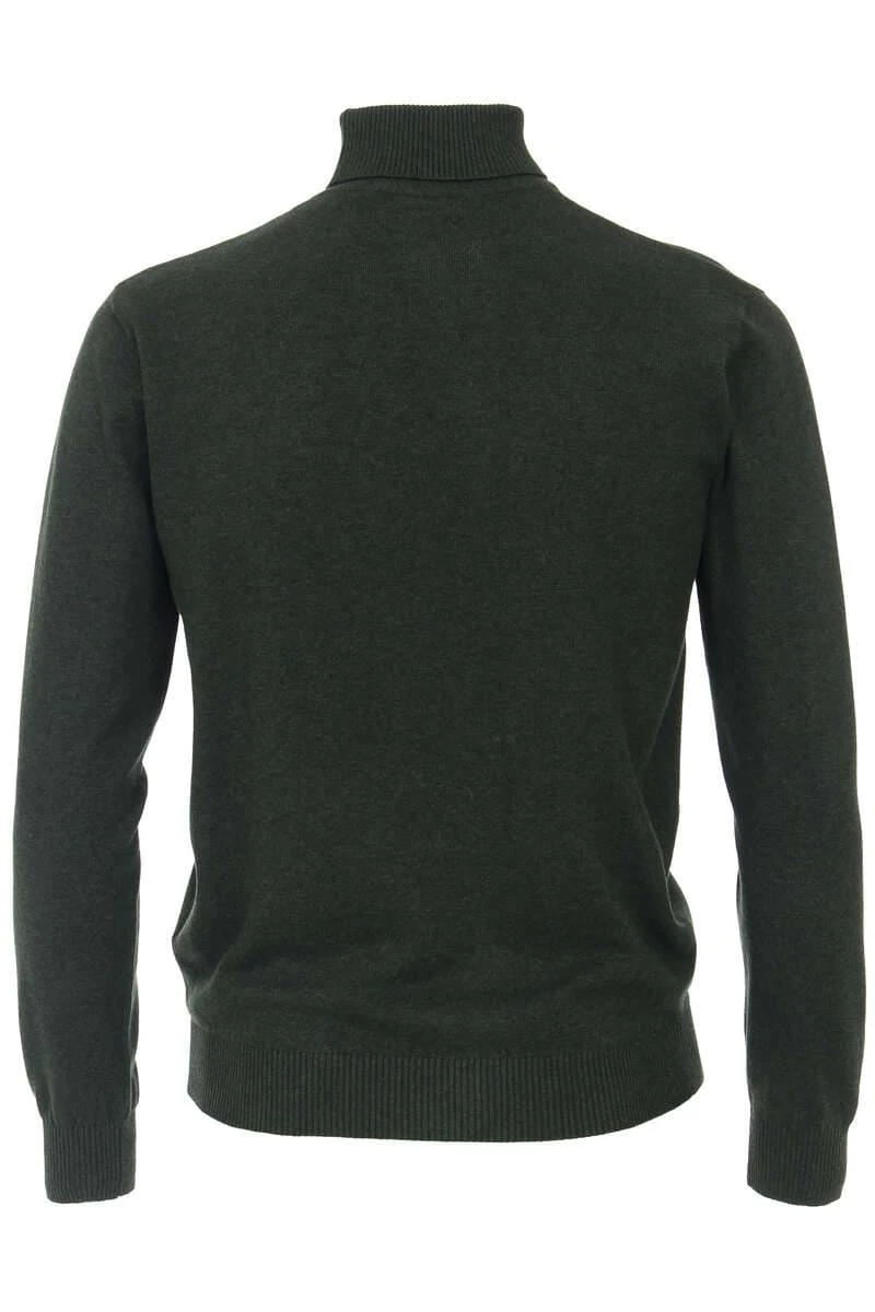 Redmond Casual Regular Fit Herren Rollkragenpullover Dukelgrün 3 Redmond Casual Regular Fit Herren Rollkragenpullover Dukelgrün – Bild 3