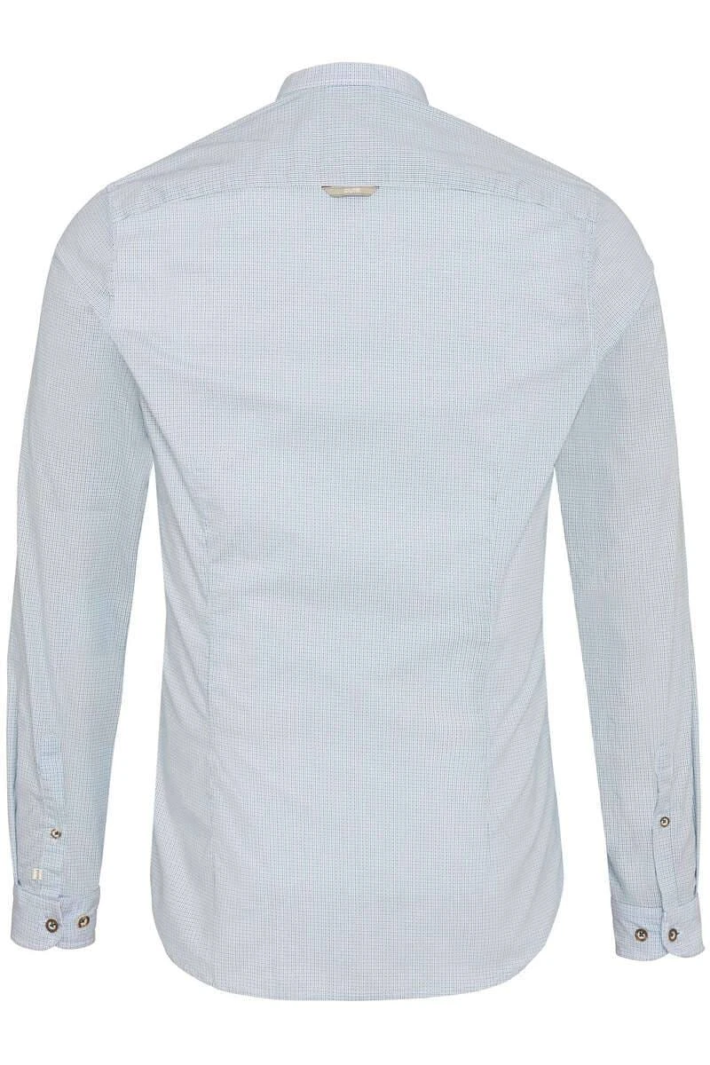 Pure Slim Fit Trachtenhemd Hellblau, Gemustert 2 Pure Slim Fit Trachtenhemd Hellblau, Gemustert – Bild 2