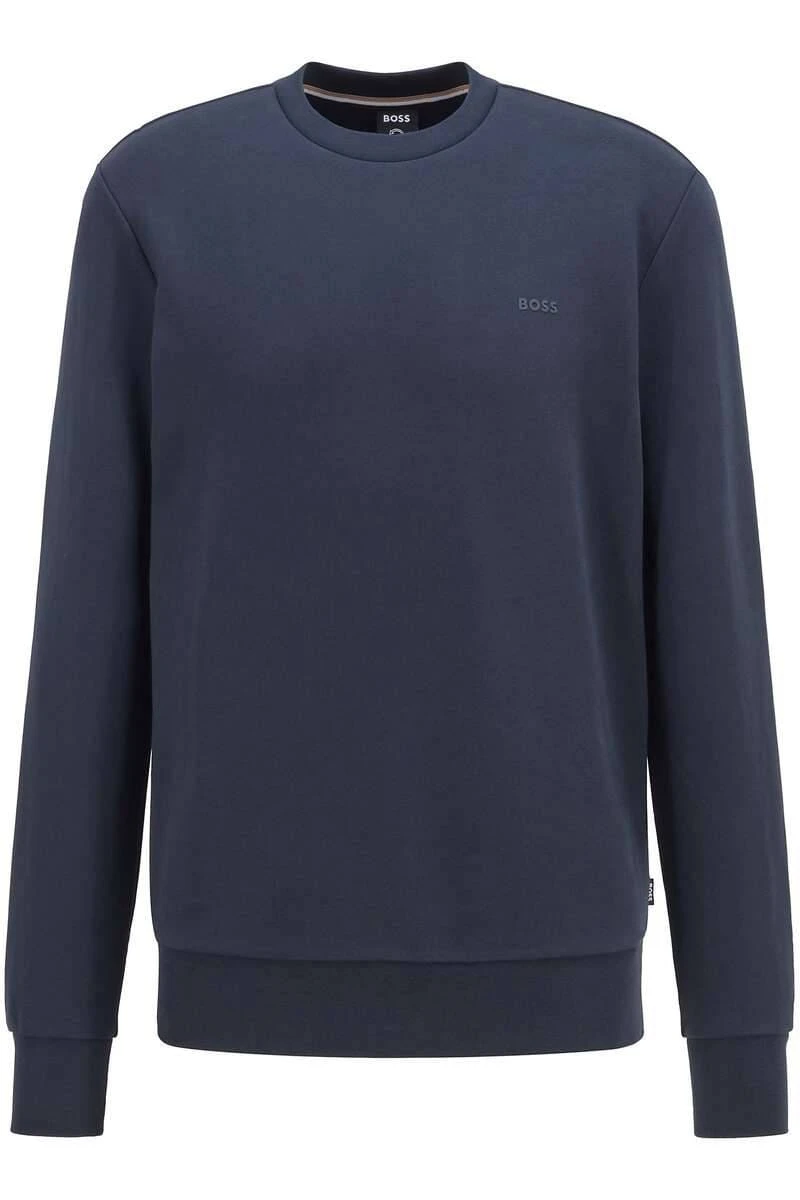 Hugo Boss BOSS Regular Fit Herren Pullover Dunkelblau 1 Hugo Boss BOSS Regular Fit Herren Pullover Dunkelblau