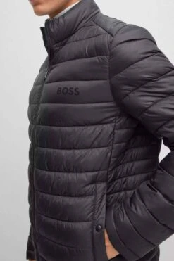 Hugo Boss BOSS Regular Fit Herren Steppjacke Schwarz -Kleidung Angebote 50481548 001 4 800 1200x1200